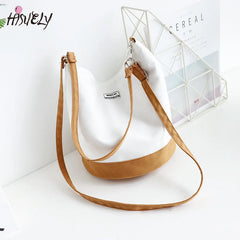 Canvas Women's Shoulder Messenger Crossbody Bags for Girls