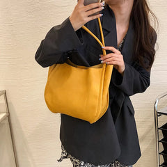 Women's Soft PU Leather Shoulder Bag Summer Handbag Totes