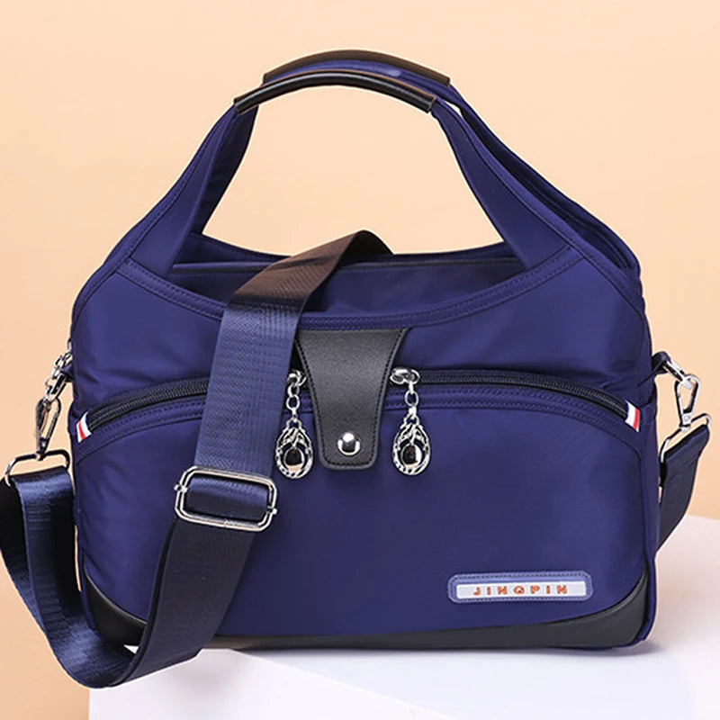 Oxford Cloth Large Capacity Shoulder Bag Ladies Casual Light Outdoor Travel Hand