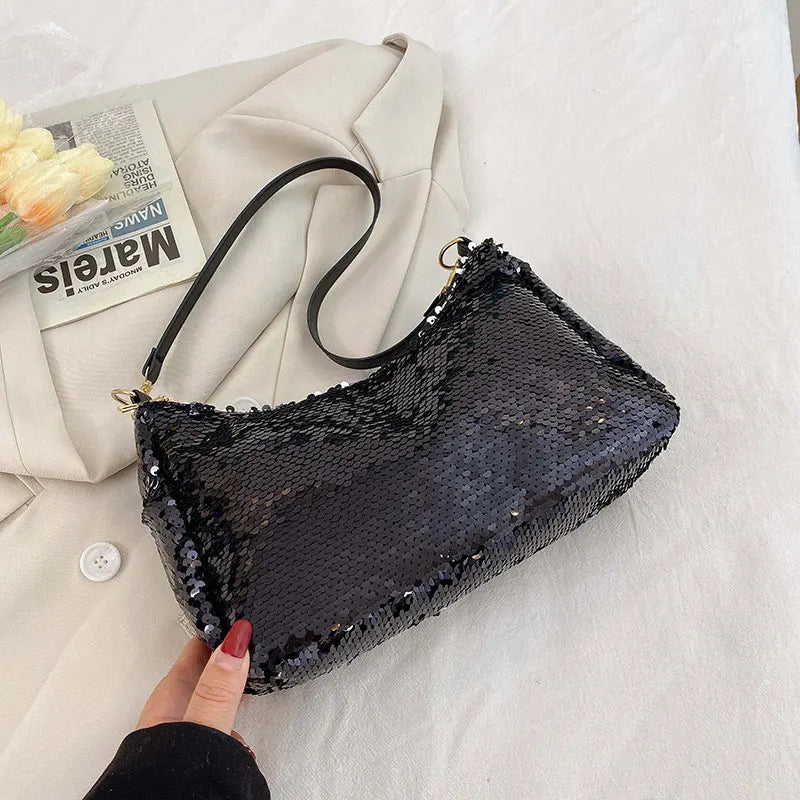 Sequins Shoulder Bags Famous Bags High Bags Underarm Handbags