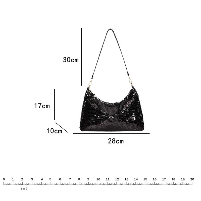 Sequins Shoulder Bags Famous Bags High Bags Underarm Handbags