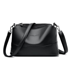 Fashionable Genuine Leather Soft Women Handbags Large Capacity Shoulder Bag