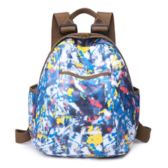 Flower Pattern Woman Backpack Ladies Casual Rucksack High Girls Bagpack
