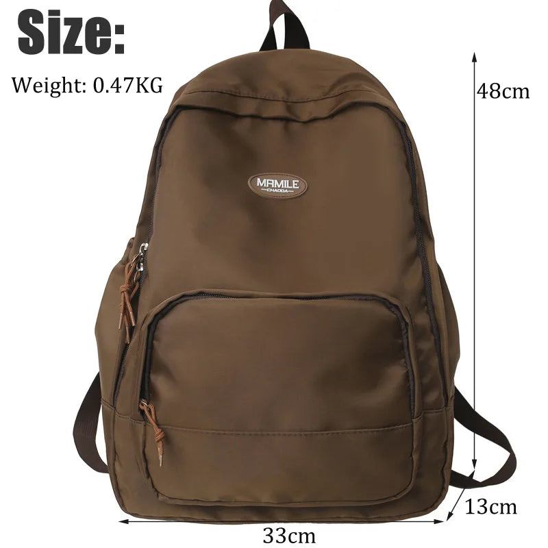 Large Capacity Student Backpack Casual Woman Travel Rucksack