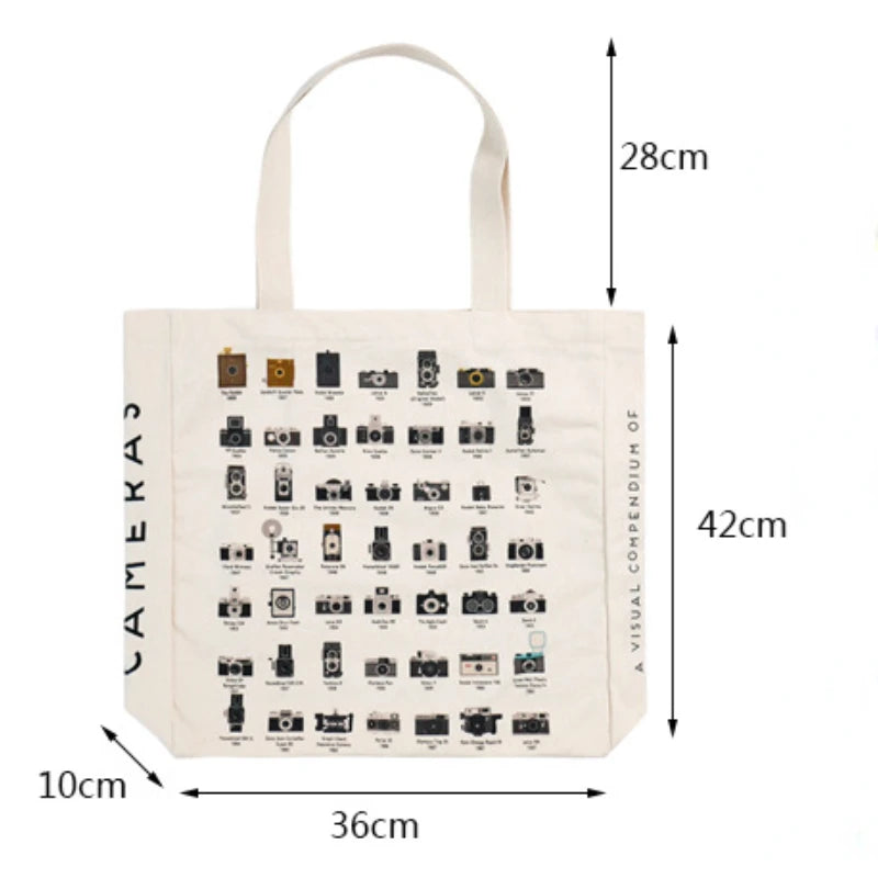 Canvas Shoulder Bag for Women - Large Capacity
