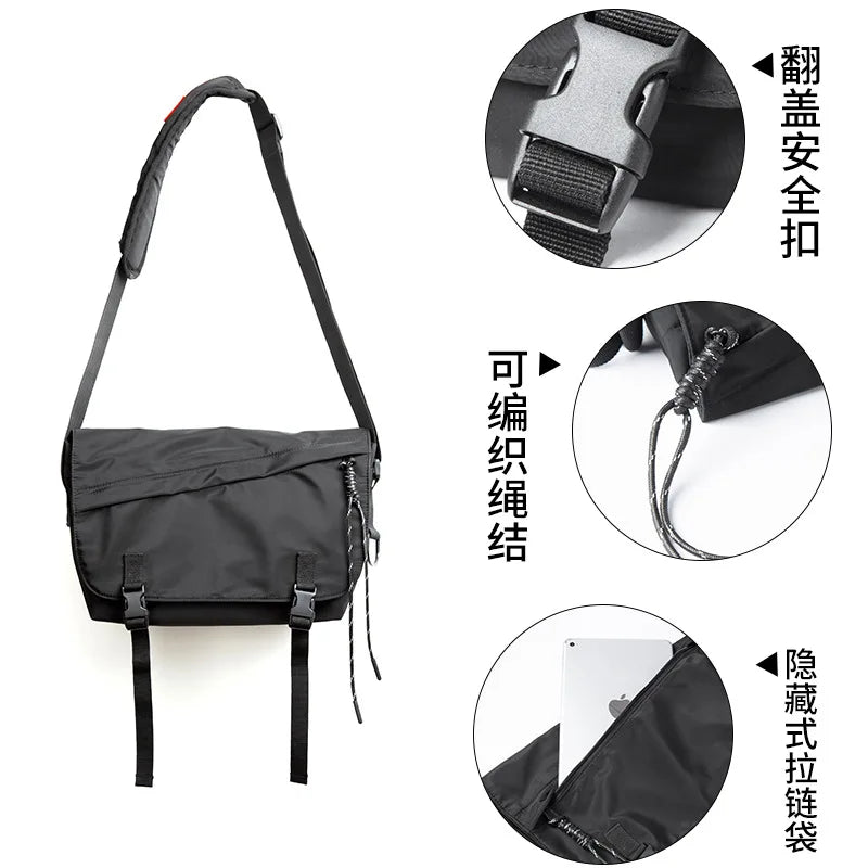 Sling Bag Men Casual Travel Waterproof Crossbody