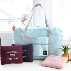 Nylon Foldable Travel Bags Unisex Large Capacity Handbags