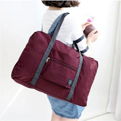 Nylon Foldable Travel Bags Unisex Large Capacity Handbags