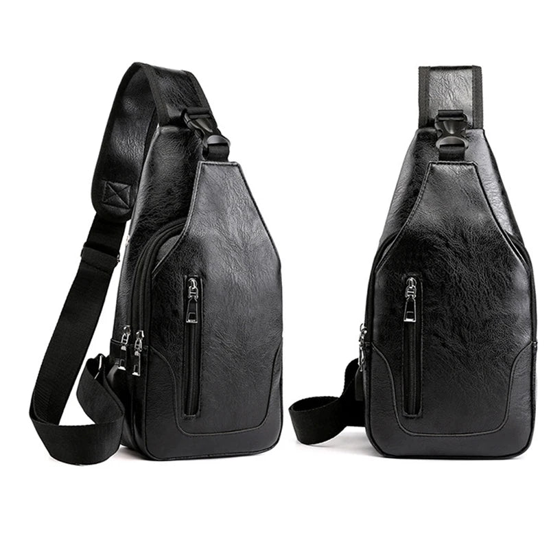 PU Leather Bags Shoulder Crossbody Anti-Theft Messenger Bag