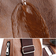 PU Leather Bags Shoulder Crossbody Anti-Theft Messenger Bag
