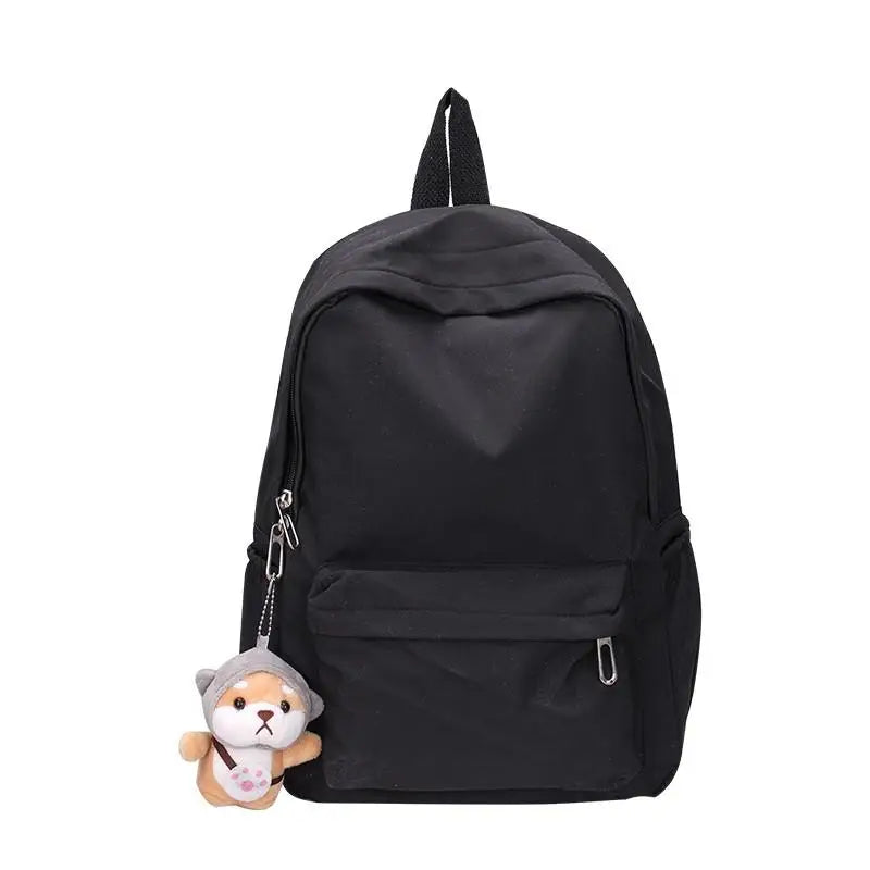 Waterproof Nylon Women Backpack Japanese Style School Bags For Girls