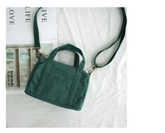 Corduroy Small Handbags for Women Crossbody Bags Ladies Shoulder Bag