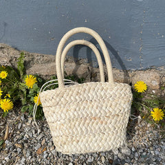 Straw Bag Portable All-match Small Basket Shopping Purse
