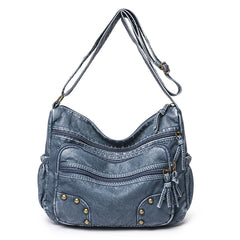Fashionable Women Shoulder Bag Casual PU Leather Crossbody