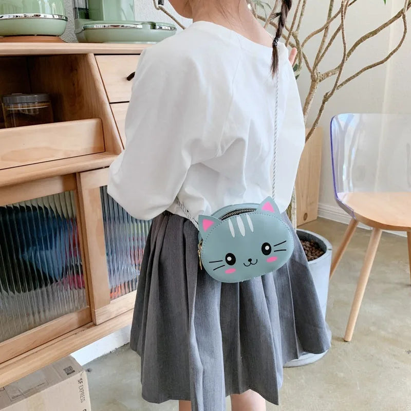 Cartoon Student Girl Heart Cross-body Bag Gift