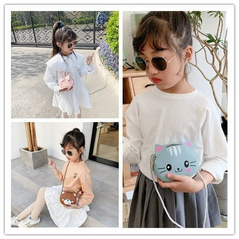 Cartoon Student Girl Heart Cross-body Bag Gift