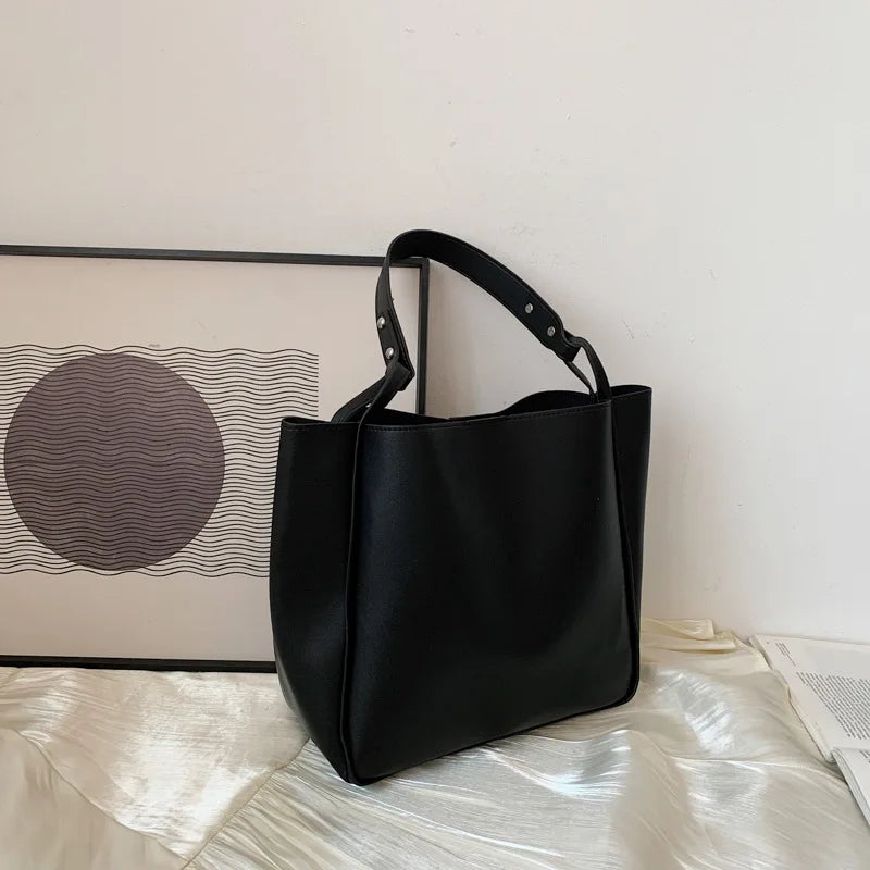 Women Shoulder Bags Large Capacity Leather Handbags