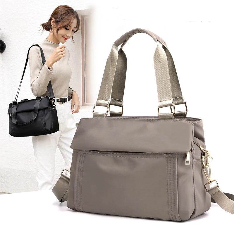 Women's Shoulder bags High Nylon Top-Handle Totes Crossbody Bag Female Handbags