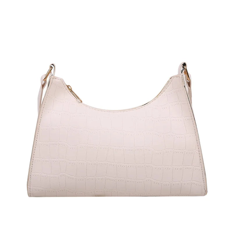 Stylish Crocodile Pattern Shoulder Bag for Women