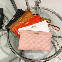 Women's Embroidered Sling Shoulder Bag with Diamond Detail