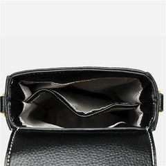Real Cowhide Leather Women's Mini Messenger Bag Hangbag Purse