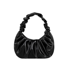 Solid Cloud Pleated Bag Women's Underarm Bag Sweet Shoulder Bag