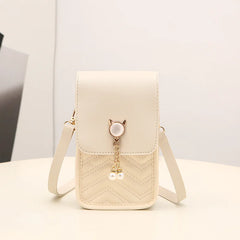Mini Cross-body Shoulder Bag with Tassel Cover