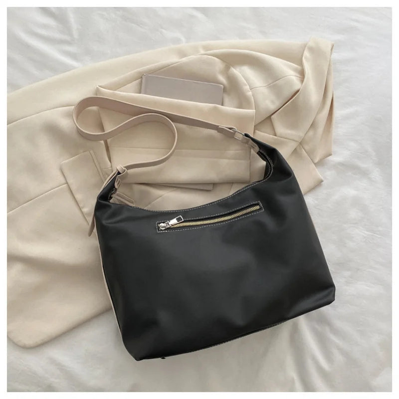 Women PU Shoulder Bag Handbag Tote Large Capacity