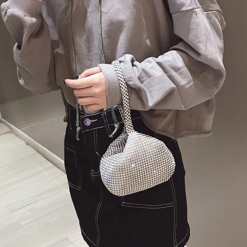 Summer Famous Mini Diamond Women's Handbags and Purses Evening Totes