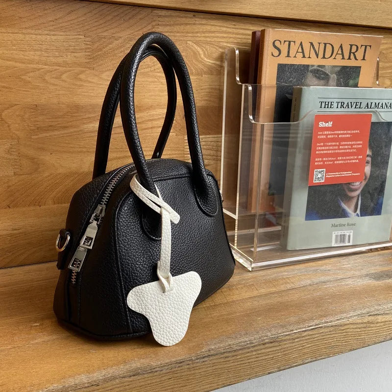 Summer Small Litchi Shell Bag Ins Messenger Bag for Women
