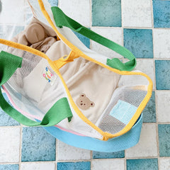 Summer Vacation Mesh Large-capacity Mommy Bag