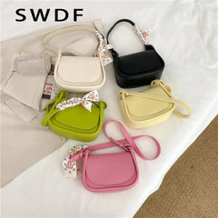 Summer Women's PU Leather Crossbody Bag for Underarm with Handbag