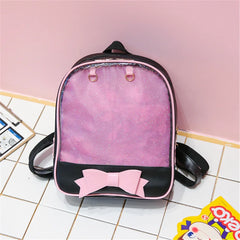 Transparent Backpack PVC School Bag Clear Pocket Mochila Bookbag