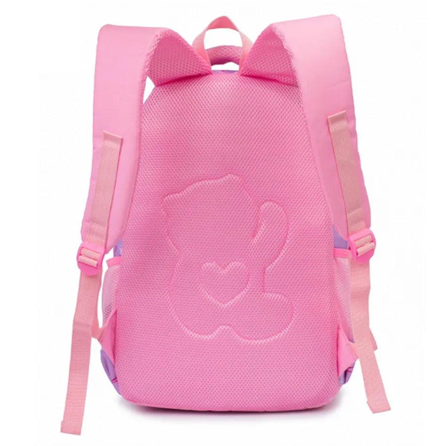Girls Shoulder Bag Set Sweet Printing Bookbag Backpack