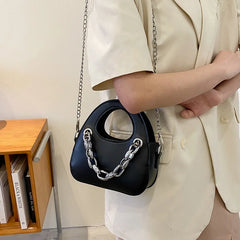 Metal Chain Single Shoulder Bag Wallet for Women