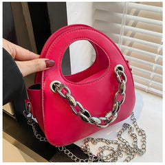 Metal Chain Single Shoulder Bag Wallet for Women