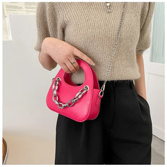 Metal Chain Single Shoulder Bag Wallet for Women