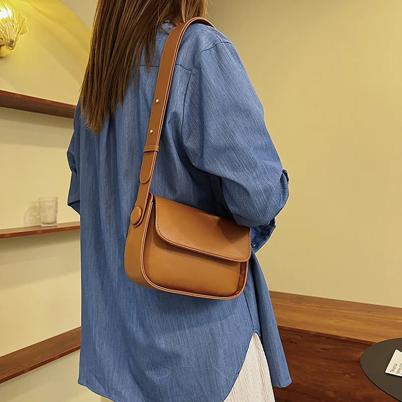 Small Women's Crossbody Bag PU Leather Handbag