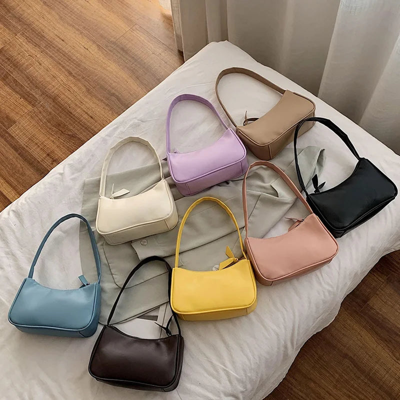 Vintage Handbag Retro Totes Bags for Women Small Subaxillary Bags