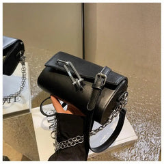 Lock Women's Shoulder Bag High Pu Leather Messenger Bag