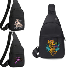 Wild Print Waist Pack Fanny Pack for Men Women