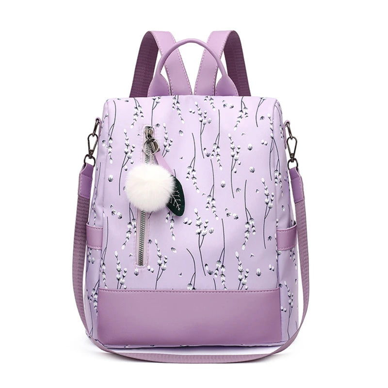 Waterproof Oxford Women School Backpack
