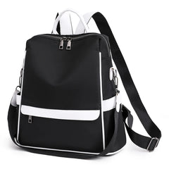 Waterproof Oxford Women Backpack Anti-theft Print School Bag Large
