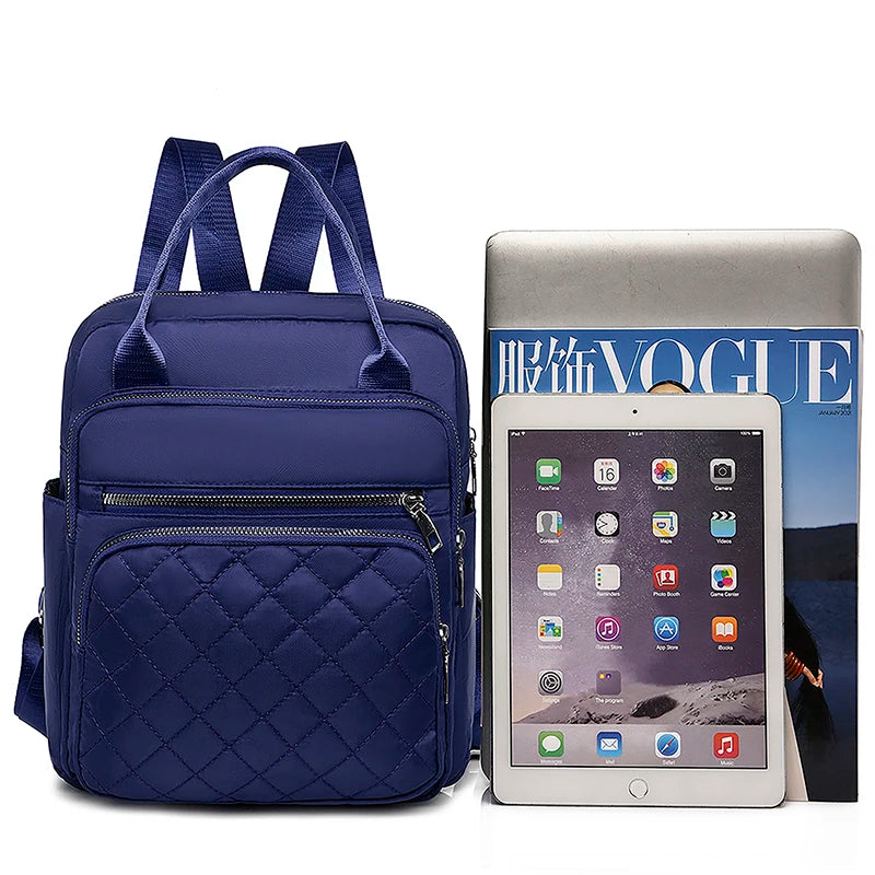 Waterproof Oxford Women Backpack Anti-theft School Bag