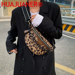 Leopard Print Crossbody Chest Bag Fanny Pack