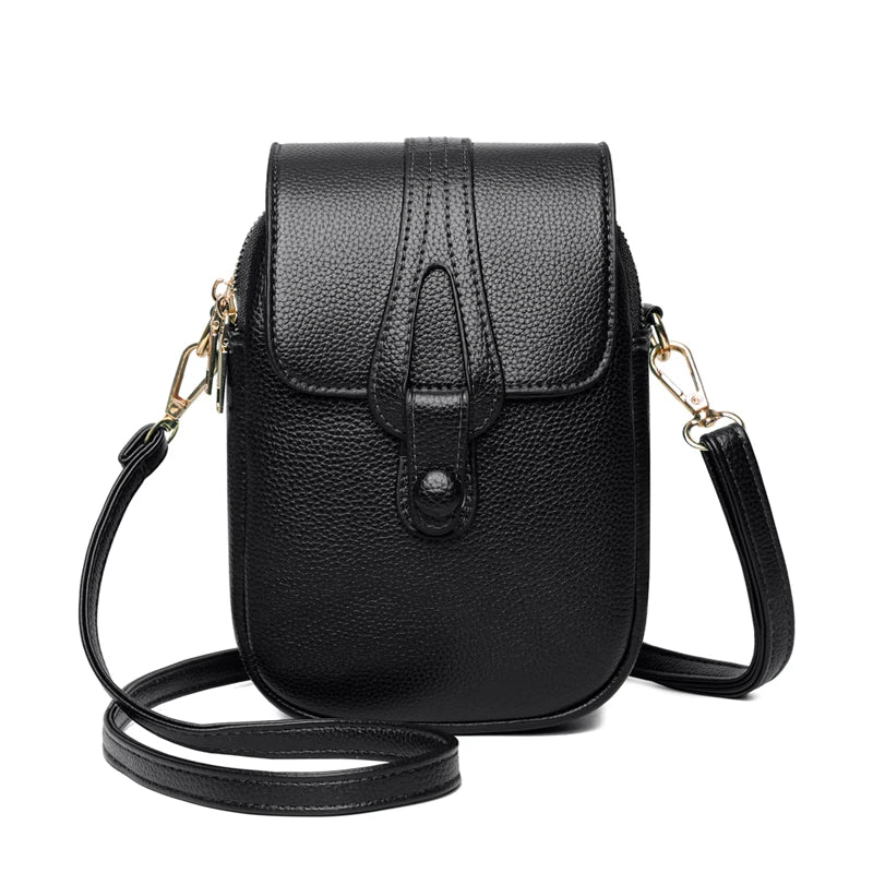 Women PU Leather Handbag Large Capacity Shopping Shoulder Bag