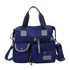 Nylon Shoulder Bag Waterproof Crossbody Large Capacity Tote Travel Messenger