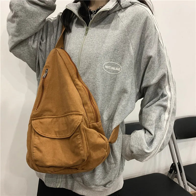 Canvas Crossbody Bag for Women ST002