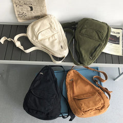 Canvas Crossbody Female Bag Chest Bag for Ladies