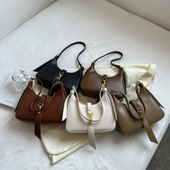 Small Leather Crossbody Bag for Women, Single Shoulder Handbag